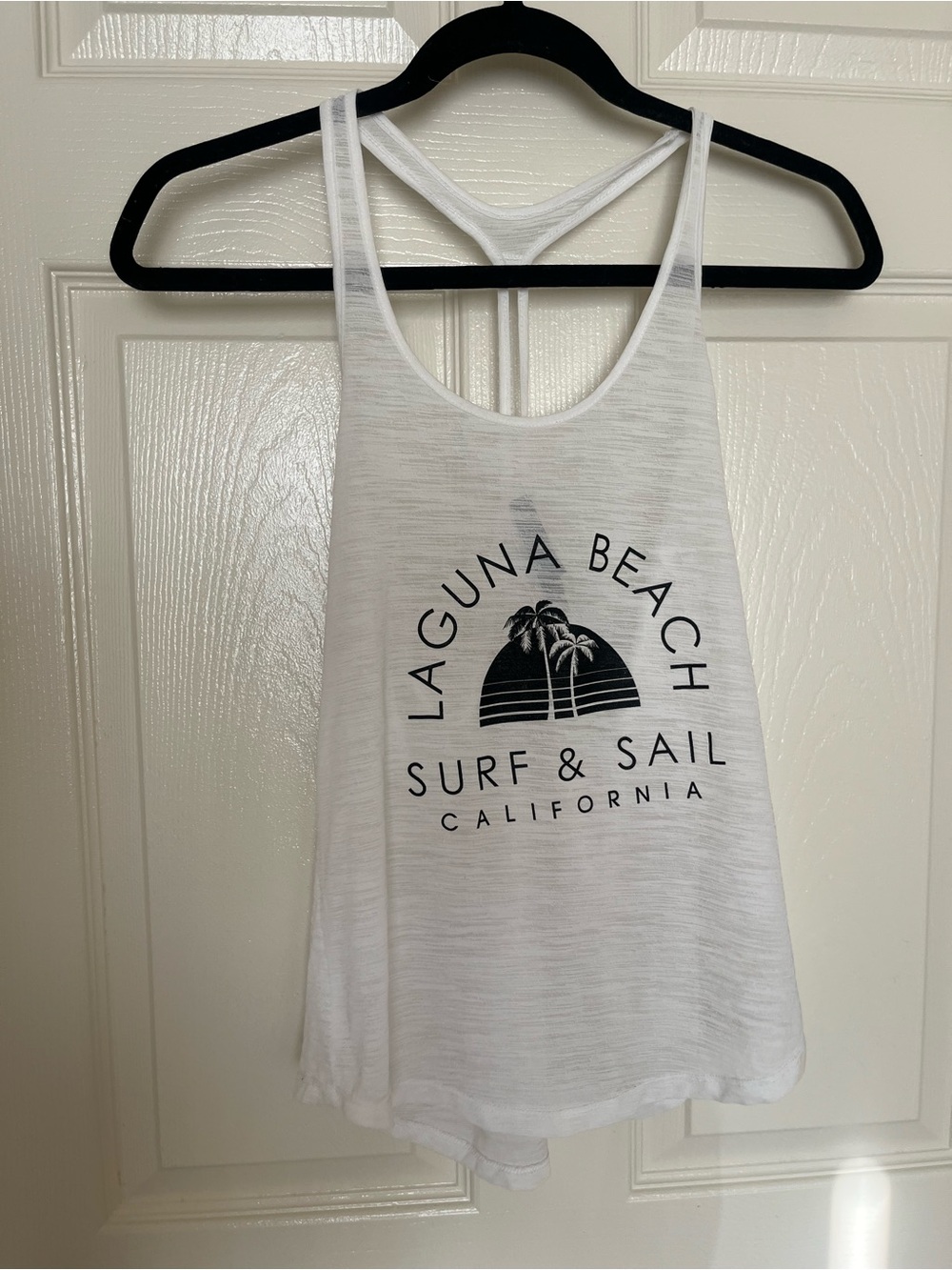 White Beachy Tank Top
